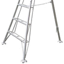 Hendon Standard Tripod Ladders ? One Leg Adjustable up to 6''(15cm.) - Sizes 4? to 16? (1.2 - 4.8mt.) - Includes Rubber Feet. (GMF-480 16 Step)