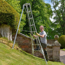 Hendon 3 Leg Adjustable Tripod Ladders. 5 Sizes - Sizes 6' to 14' (1.8m - 4.2m) - Includes Rubber Feet. (Code: HPM) )
