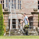 Hendon 3 Leg Adjustable Tripod Ladders. 5 Sizes - Sizes 6' to 14' (1.8m - 4.2m) - Includes Rubber Feet. (Code: HPM) )