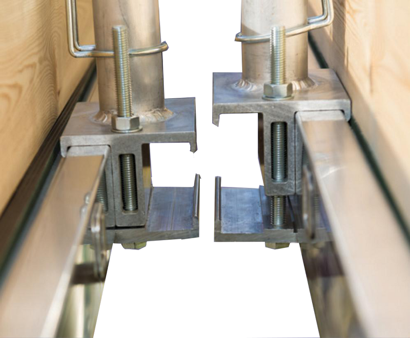 Staging Boards Kit 2.5m - 6m - Staging Board 600mm Wide plus Single Side Handrail