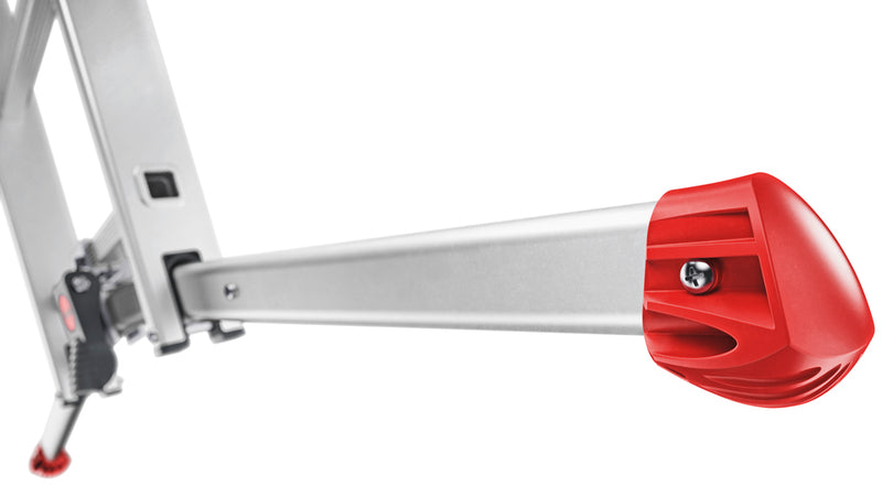 Hailo ProfiLOT S100 Pedal Adj Combi Extension Ladders - Safety on Uneven Ground