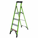 Little Giant MightyLite Fibreglass Step Ladder / Lightweight Non-Conductive /  Ground Cue -Safety / Multi-Function Tool Tray |/EN131 Professional / 150kg / (1303-952, 1303-953, 1303-954, 1303-956)