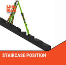 Little Giant CONQUEST All-Terrain GRP Fibreglass Multi-Purpose Ladder 1304-044 | Multi-Position, Heavy-Duty, 150kg Capacity