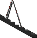 Little Giant Ladders Velocity PRO Multi-purpose Ladders, 4/5/6 Tread, Heavy-duty Aluminium,  Rock Lock, Tip & Glide Wheels, EN131