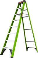 Little Giant A-FORCE Fiberglass Step Ladder | 150kg Load, Comfort Treads, Tool-Ready Top Cap, 3 Sizes (1304-056, 1304-057, 1304-058)