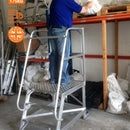 Heavy-Duty Industrial Work Platform with Handrails ? Made in the UK | 175KG Rated | Optional Safety Gate