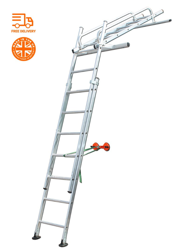 Professional Adjustable Conservatory Ladder - Best for Trade Users