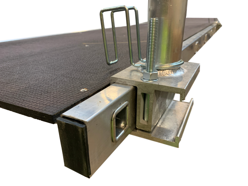 Staging Boards Kit 2.5m - 6m - Staging Board 450mm Wide plus Single Side Handrail