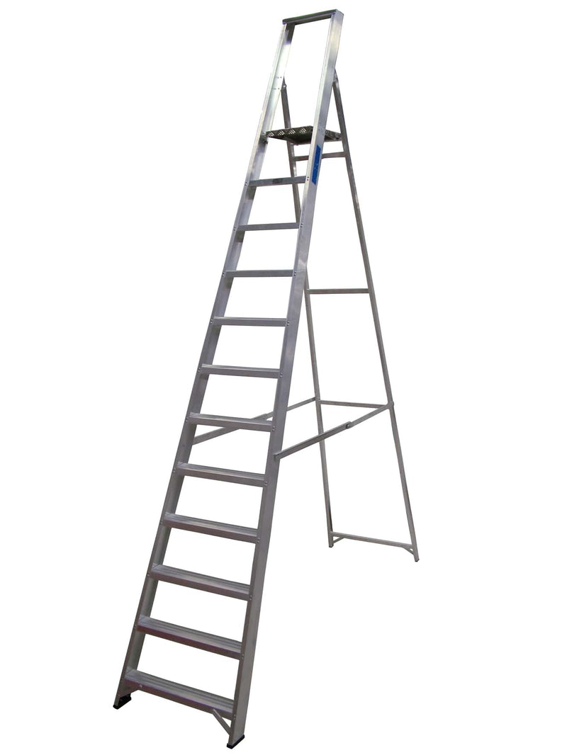 Lyte Class 1 Alu Platform Stepladders BS2037 Industrial UK Made - Newest Model