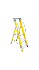 Lyte Glassfibre GRP Heavy Duty Platform Step Ladders - 1.2m to 3.2m