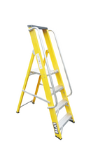 Lyte Glassfibre GRP Heavy Duty Platform Step Ladders - 1.2m to 3.2m