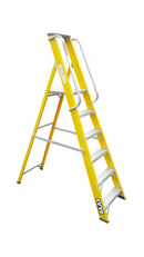 Lyte Glassfibre GRP Heavy Duty Platform Step Ladders - 1.2m to 3.2m