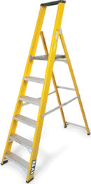 Lyte Glassfibre GRP Heavy Duty Platform Step Ladders - 1.2m to 3.2m