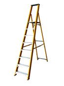 Lyte Glassfibre GRP Heavy Duty Platform Step Ladders - 1.2m to 3.2m