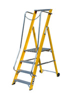Lyte Glassfibre Work Platform Step Ladder  - 2 to 8 Step