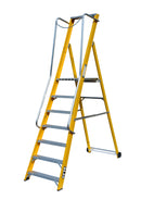 Lyte Glassfibre Work Platform Step Ladder  - 2 to 8 Step