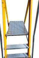 Lyte Glassfibre Work Platform Step Ladder  - 2 to 8 Step