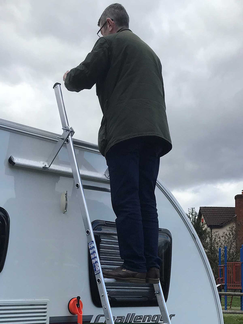 Caravan Cleaning Ladder - Ideal for Maintenance of Caravans and Motor Homes