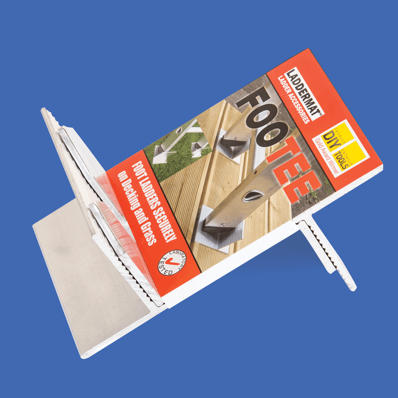 Laddermat Hamper - 4 Genuine Laddermat Safety Products Discount Bundle / Footee (Pair); Ladder Pads; Ladder Leveller & Replacement Ladder Feet