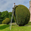 Hendon Platform Tripod Ladders One Leg Adjustable with Wide Platform Step and Safety Handrail - Sizes 6' (1.8m) to 12' (3.6m) - GWF Range