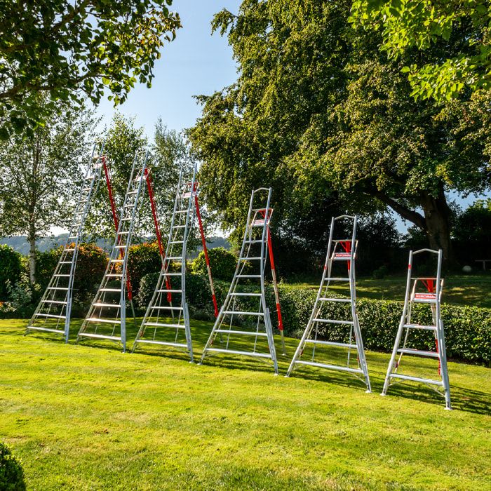NEW Henchman Professional Tripod Ladder 3 Legs Adjustable - Sizes 6' to 16'.  5 Year Manufacturers Warranty