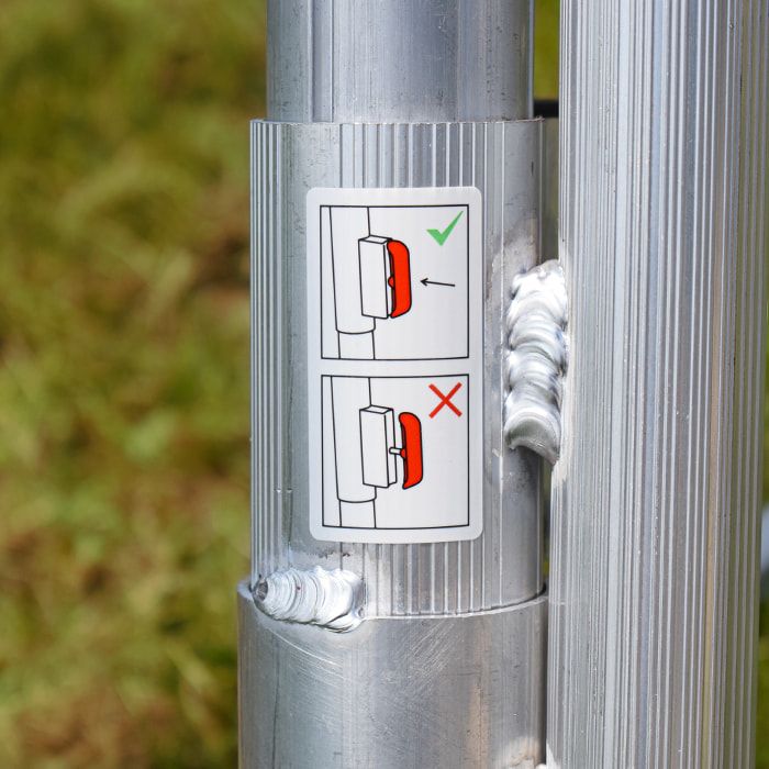 Henchman Tripod Ladder 3 Legs Adjustable - Sizes 5' to 12'.  5 Year Manufacturers Warranty