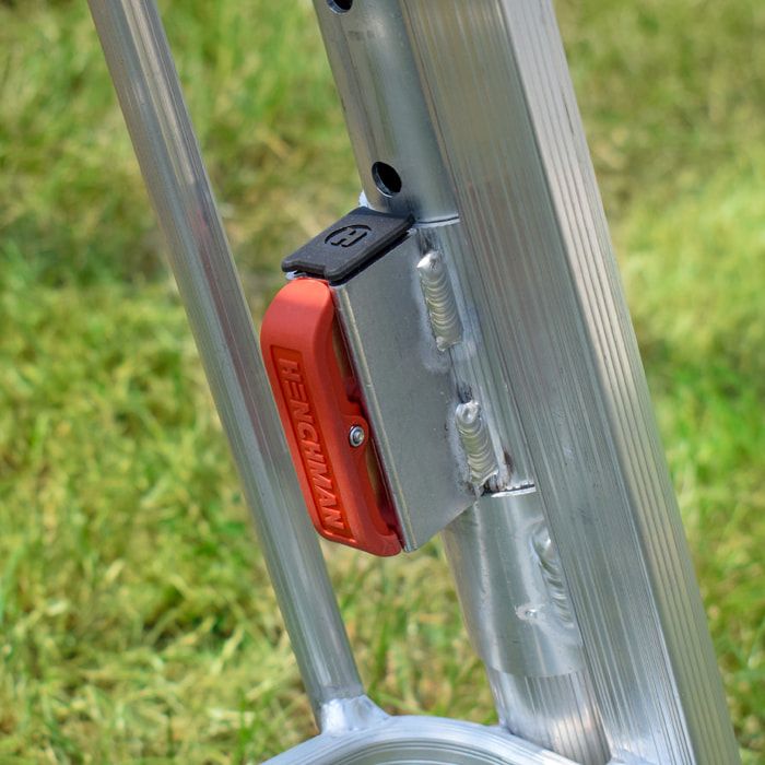 Henchman Tripod Ladder 3 Legs Adjustable - Sizes 5' to 12'.  5 Year Manufacturers Warranty