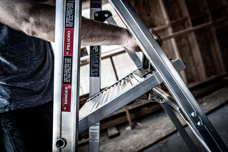 Little Giant Xtra-Lite Plus Step Ladder. Integrated multi-function tool tray.