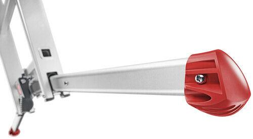 Hailo ProfiLOT S100 Pedal Adj. Combi Extension Ladders - Safety on Uneven Ground
