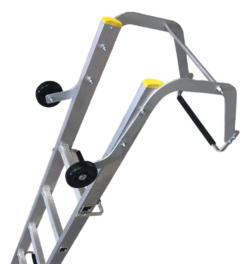 LFI Pro Single and Double Section Roof Ladders - 3.0m - 7.5m.