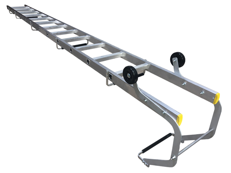 LFI Pro Single and Double Section Roof Ladders - 3.0m - 7.5m.