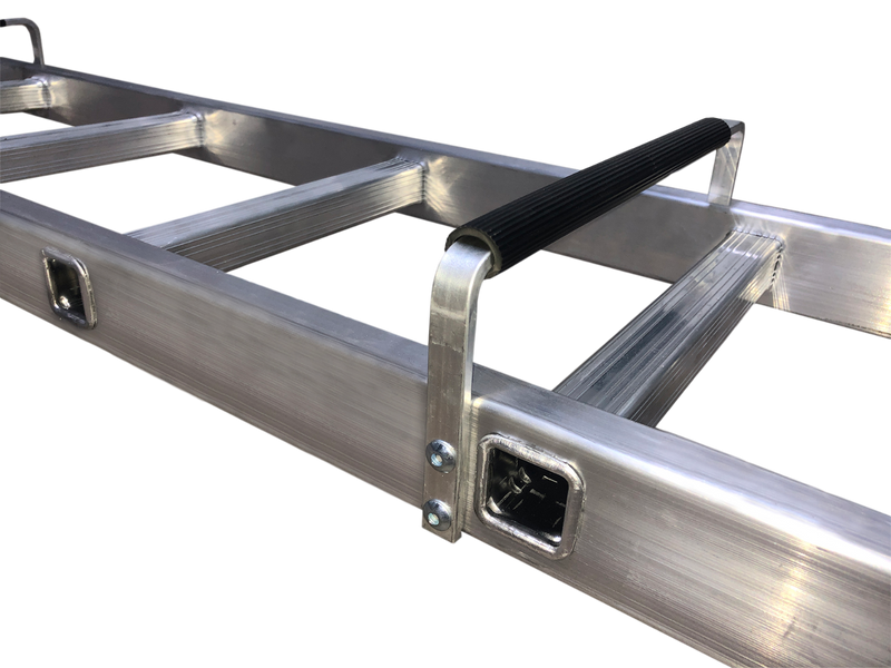 LFI Pro Single and Double Section Roof Ladders - 3.0m - 7.5m.