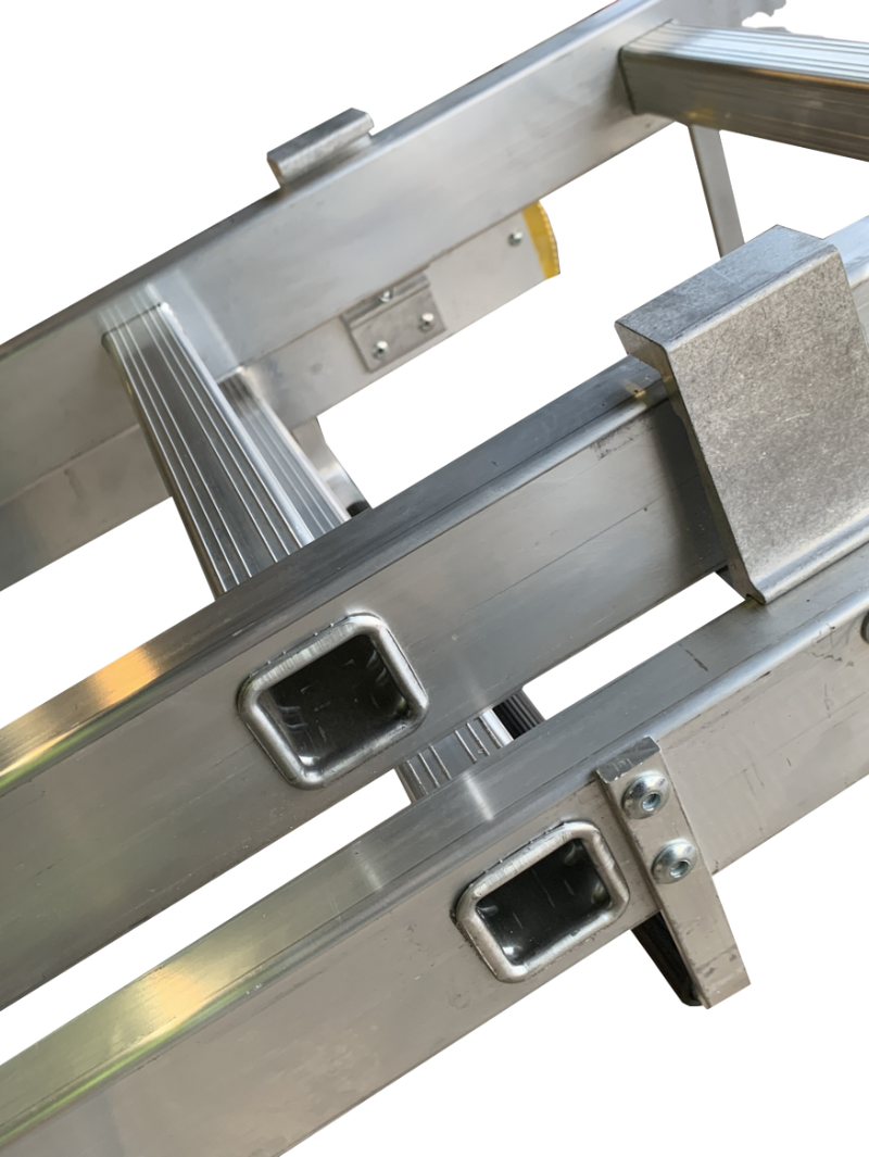 LFI Pro Single and Double Section Roof Ladders - 3.0m - 7.5m.