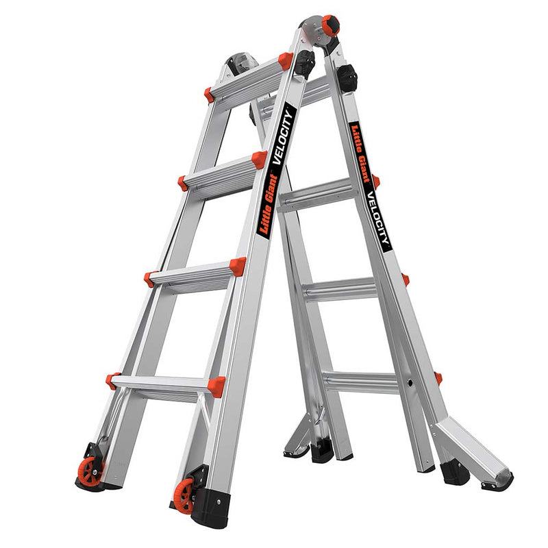 Henry's Little Giant Velocity - Multi Purpose Ladder. Latest and Strongest Little Giant Ladder with a Lifetime Guarantee !! - Size Range 1.1m - 7.0m/4 Models