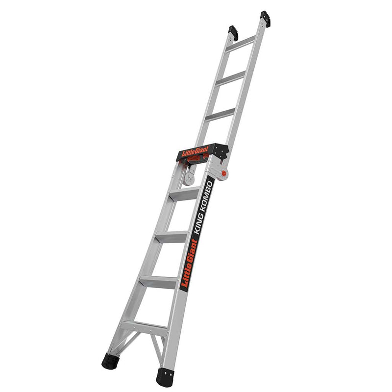 Little Giant King Kombo PRO 1303-215 3 ladders in 1, Alu., Silver, EN131 (5 Tread)