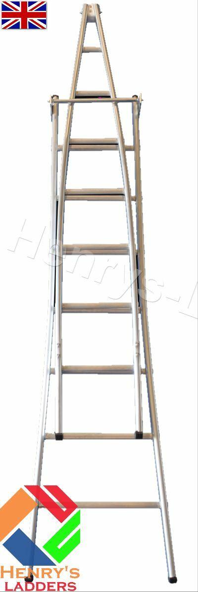 Henry's Trade Window Cleaner/Cleaning Ladders - Double Section.1.8m-3.0m|UK Made