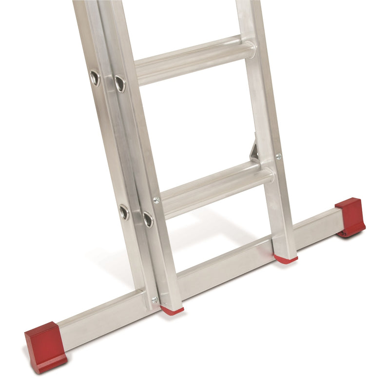 Lyte DIY Aluminium Extension Ladders - 2 and 3 Section 3.7m to 8.5m