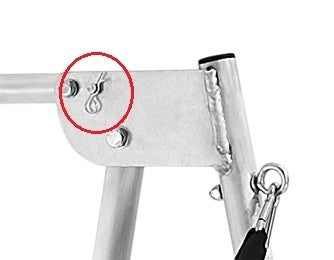Henchman Hi Step Pin & R Clip (GR)