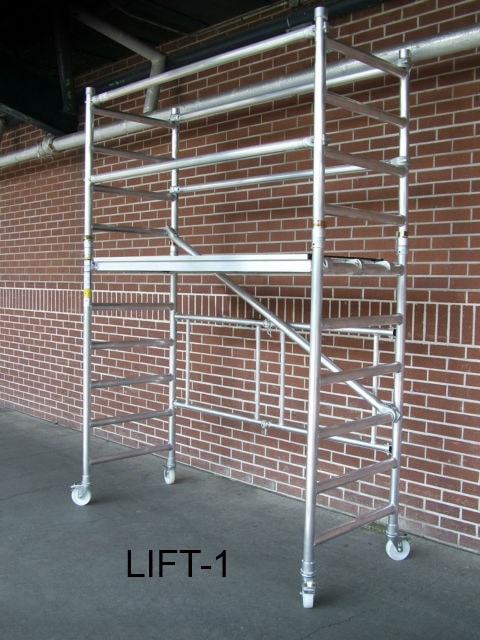 Lyte LIFT Industrial Folding Scaffold Tower  - 0.6m - 6.1m