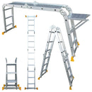 Henry's Multi Purpose 4 Section Ladder - 3.4m and 4.45m