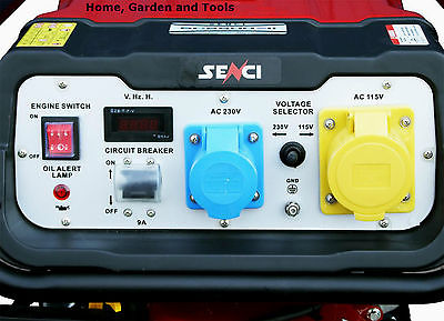 Senci SC2500-II Petrol Generator - 2.2Kw. 50Hz - with AVR - OUT OF STOCK - PLEASE CALLS US FOR UPDATE