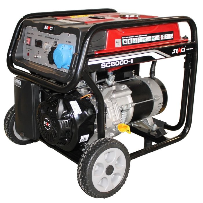 Senci SC8000C - 7000W Diesel Generator - With AVR and Electric Start