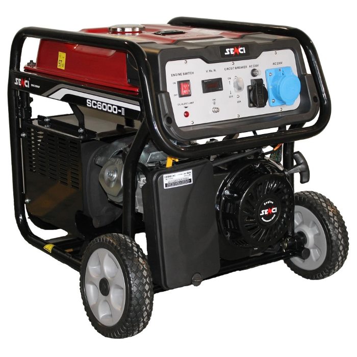 Senci SC8000C - 7000W Diesel Generator - With AVR and Electric Start