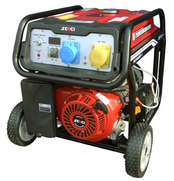 Senci SC8000-ii - 7000W Petrol Generator - With Engine Muffler