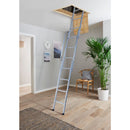 Henry's Easiway 3 Section Aluminium Sliding Loft Ladder - 2.3-3.0m.