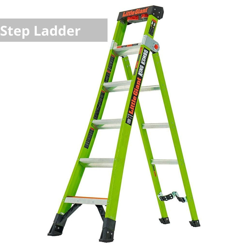 The King Kombo Fibreglass 3-in1 Ladder