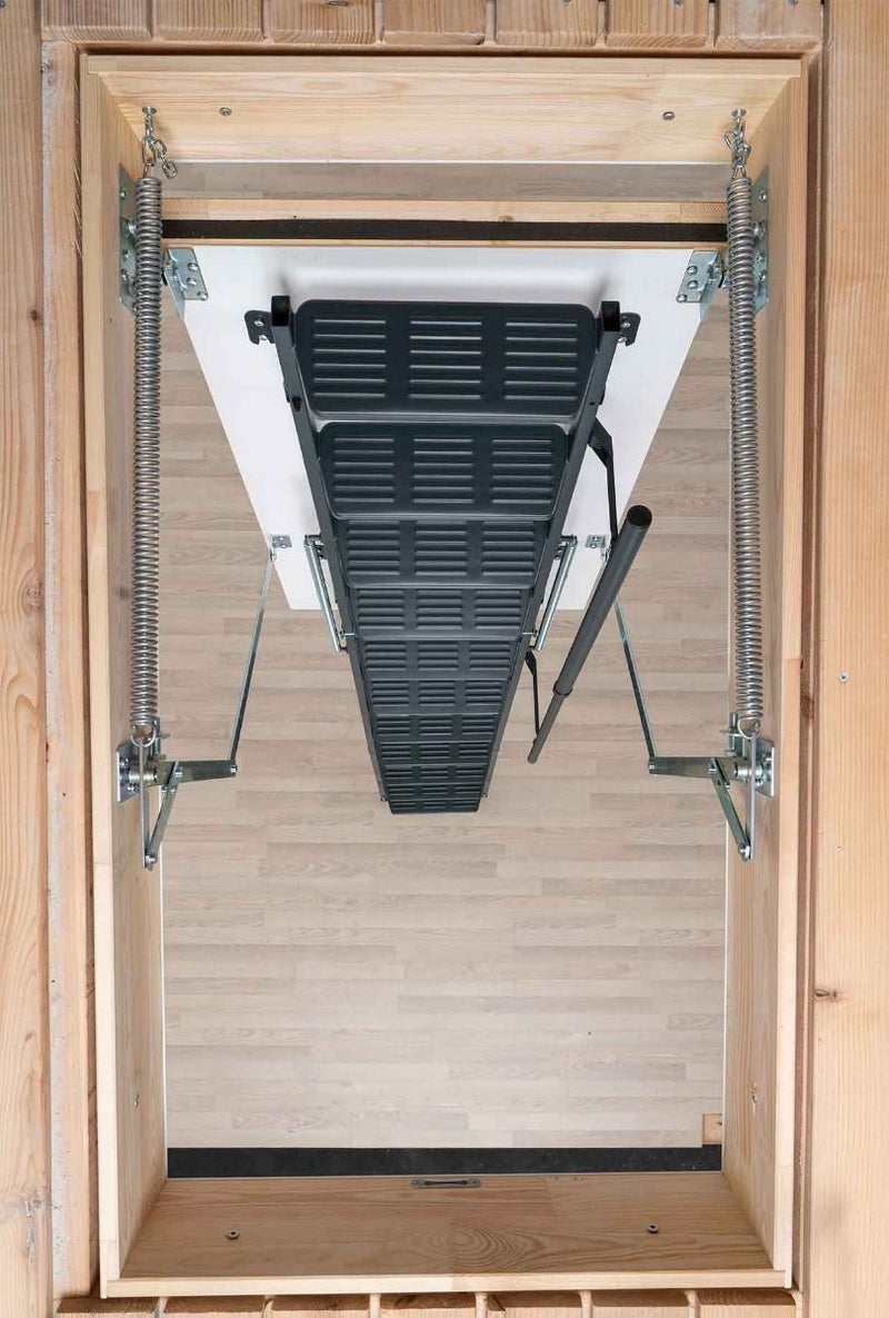 Fire Resistant Dolle Loft Ladder REI 45 Comfort - Anthracite Steel - Made to Order (25 days)